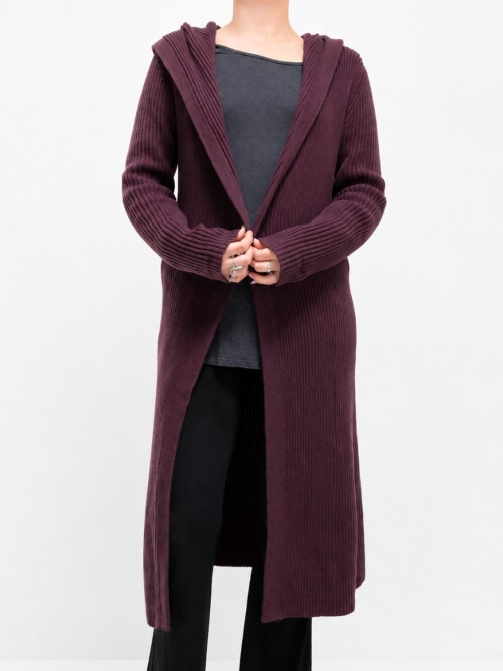 J.CREW Hooded Duster Sweater Cardigan Size Small